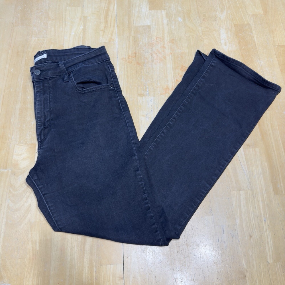 Levi's 725 Jeans Women's Black Denim High Rise Bootcut Flare Cotton Size 32x32